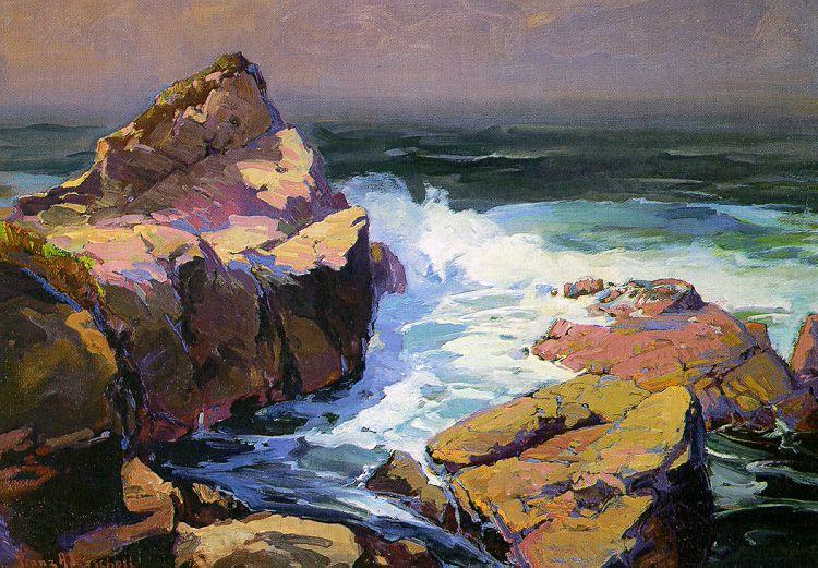 Bischoff, Franz Monterey Coast Spain oil painting art
